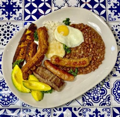   Bandeja Paisa： 一道色彩繽紛、令人垂涎的哥倫比亞美食盛宴！